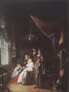 Gerrit Dou The Dropsical Lady oil painting reproduction